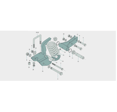 Palier pour déchaumeur à disque LEMKEN 4278170 adaptable