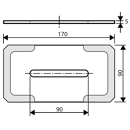 Abstreifer für Packerwalze, Durastar beschichtet 435799 Pöttinger Original