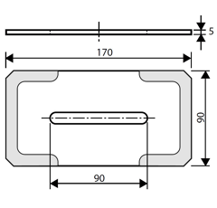 Abstreifer für Packerwalze, Durastar beschichtet 435799 Pöttinger Original