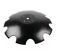 Disque crénelé ∅560x5 - 4 trous pour déchaumeur AGRAM 5805020127 adaptable
