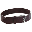 Collier en cuir havane 135 cm - KAMER