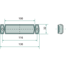 Feu latéral à LED HELLA 1,2 W adaptable