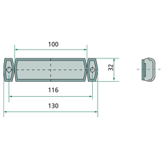 Feu latéral à LED HELLA 1,2 W adaptable
