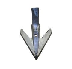 Aileron scalpeur avec plaquette carbure LEMKEN 33710042 adaptable