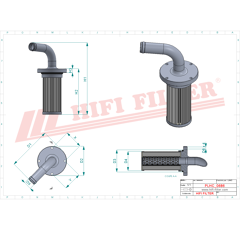 Filtre hydraulique adaptable HIFI FILTER SH77924