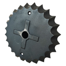 Roue dentée 110 x 50 mm GGG50 pour rouleau GÜTTLER 75406000 adaptable - BlackSteel©