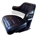 Siège noir à suspension mécanique 510 mm adaptable