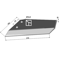 Aileron gauche pour DAL-BO 76253 adaptable - BlackSteel©