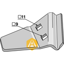 Débourreur droite pour JOHN DEERE LCA94276 adaptable - Blacksteel©