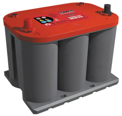 Batterie tracteur 12v 55Ah 730A + à gauche | OPTIMA
