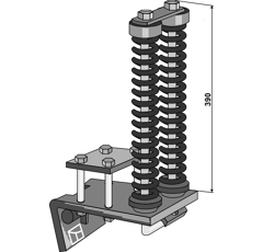 Ressort d´extirpateurs 390 mm adaptable