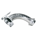 Coude femelle galva 90° avec griffet et sphère - Ø 150 mm adaptable