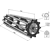 Rouleau tube pour rouleau packer 1500 mm adaptable - BlackSteel©