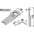 Couteau rotatif pour faucheuse ELHO 505075 adaptable - BlackSteel©
