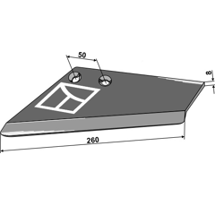 Soc a aile gauche pour RAU SICAM RF04103 adaptable