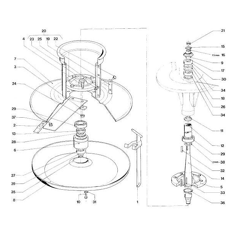 Moyeu faucheuse PZ CM 165 ou CM 166 VGGT60 adaptable