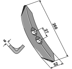 Schar für Großfederzinken 101302043 