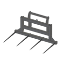 Pic bottes frontal Ap 1801 4 Dents Ø45  BOBCAT|MASSEY FERGUSON