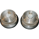 Feu de position rond antérieur 75 mm blanc - Phares et Feux