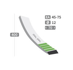 Soc de cultivateur vrillé Gauche avec plaquettes carbure et rechargement TOUTES MARQUES adaptable