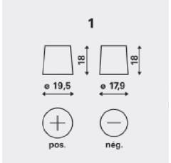 Batterie LUCAS Premium LP664 12V - 110 Ah - P+ en bas à gauche