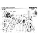 Pièces détachées pour pompe BERTOLINI - 103 SD adaptable