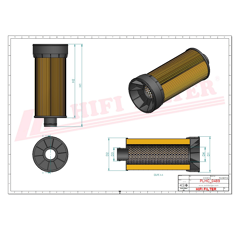 Filtre hydraulique adaptable HIFI FILTER SH55215