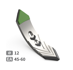 Soc de cultivateur carbure et rechargement TOUTES MARQUES 260 mm adaptable