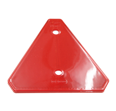 Catadioptre rouge triangulaire 156x136mm