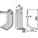 Fräsmesser Rechts 205 x 70 Goldoni Nachbau