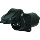 Prise 3 plots femelle avec fixation 4 trous