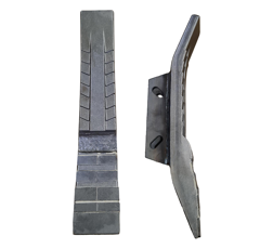 Sabot de décompacteur avec plaquettes carbure, plaquettes arrière et rechargement MASCHIO GASPARDO R17820681R adaptable