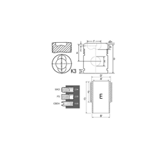 Ensemble chemise piston pour tracteur DEUTZ-FAHR 02925420 adaptable