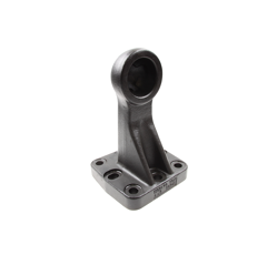 Kugelzugöse Kugel 80,Flanschmaß 145x145 mm, Schwarz  