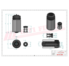 Filtre à gasoil adaptable HIFI FILTER KN70446