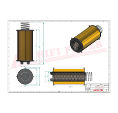 Filtro transmisión hidráulica HIFI FILTER SH66209 Adaptable
