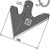 Hackschar 180mm - 40° - Mehrere Marken