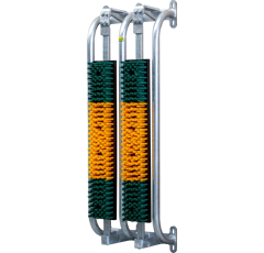 Brosse à ressort avec cadre de protection pour taureaux - PATURA