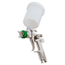 Niederdruck-Lackierpistole Arbeitsdruck,1,4 mm Düse,600 ml Fließbecher       