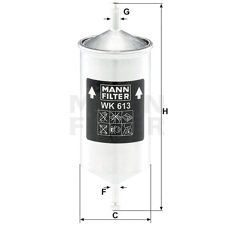 MANN  Leitungsfilter WK613