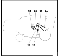 Courroie trapézoïdale pour moissonneuse-batteuse JOHN DEERE Z54406 adaptable