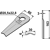 Couteau pour faucheuse TAARUP 56 110 200 adaptable - Blacksteel©