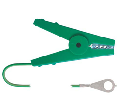 Erdanschlusskabel Krokodilklemme/Öse SB 1er