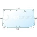 Vitre arrière pour machine agricole SAME 0.007.5181.0/20 adaptable