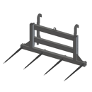 Pic bottes frontal Ø 45 mm pour type d'attelage JCB Q-FIT REG adaptable