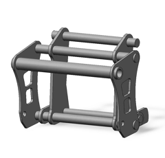 Interface pour télescopique MANITOU/CATERPILLAR adaptable