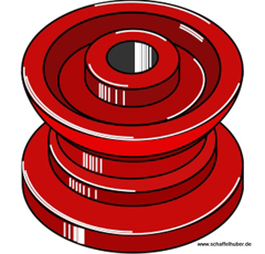 Taschenrad Ø170 Strautmann Nachbau 699755