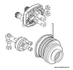Kreuzsteuerhebel SD6LCN14 Walvoil