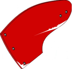 Versoir gauche pour charrue VOGEL & NOOT PK500202 adaptable - BlackSteel©