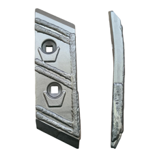 Pointe Droite avec plaquettes carbure et rechargement NAUD 31235 adaptable